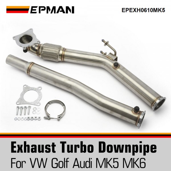 Epman Stainless Steel Twister Exhaust Downpipe For Vw Golf Audi Mk Mk